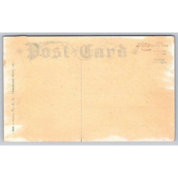 Postcard New York Flatiron Building Broadway & 23rd Street Full Moon c1910s NY - Picture 2 of 2